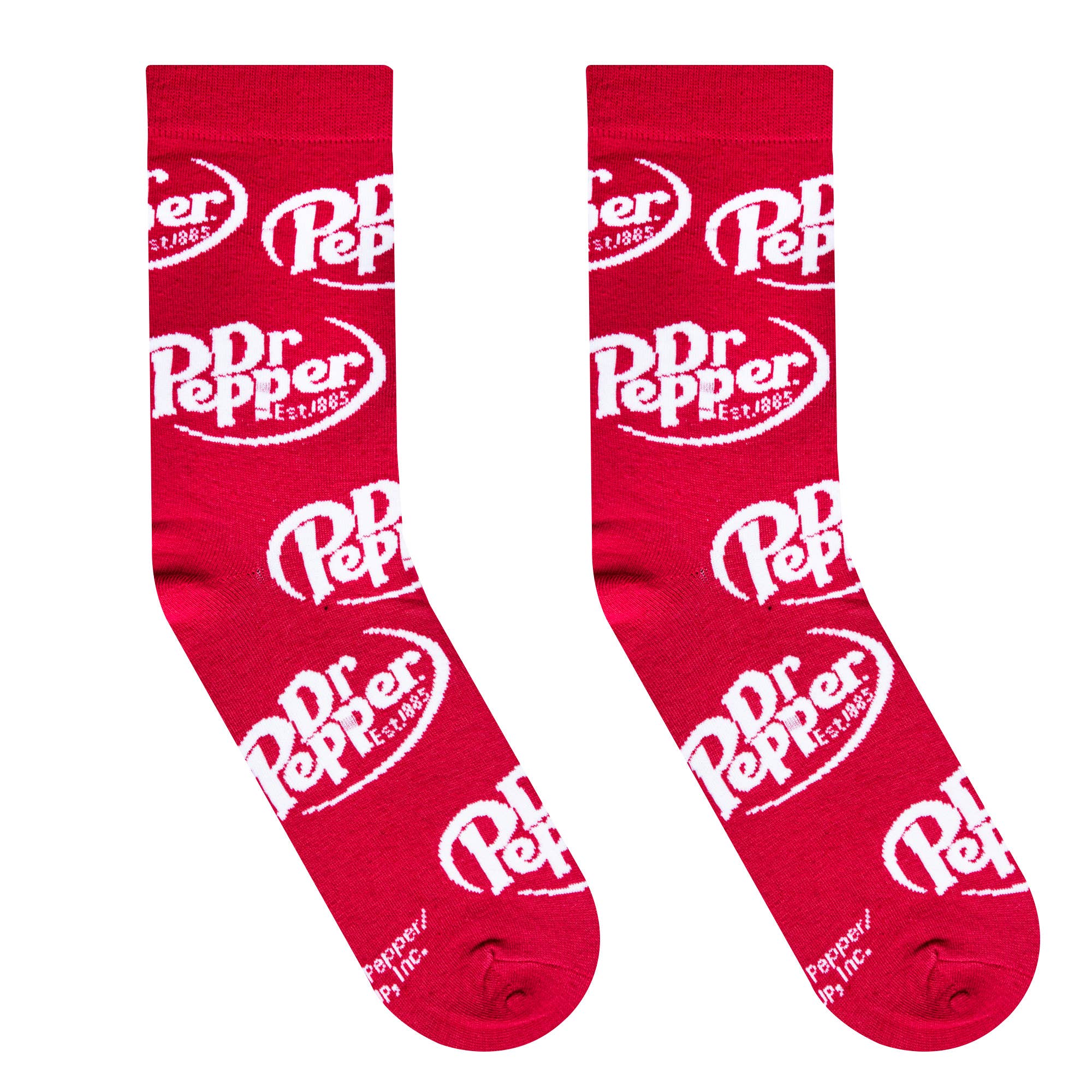 Crazy Socks - Dr Pepper - Mens Crew Folded - Crazy Socks