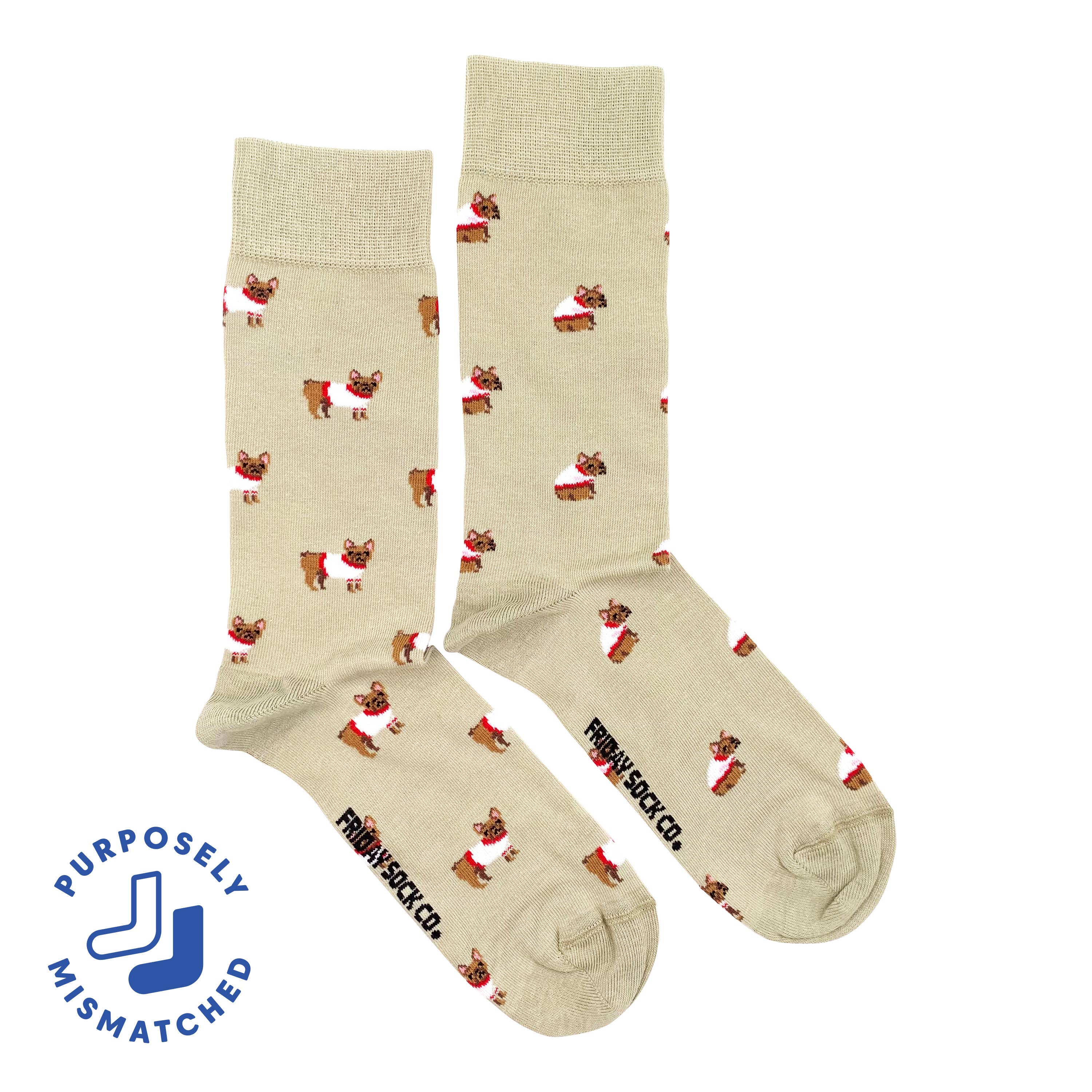 Friday Sock - Men's - French Bulldog Socks