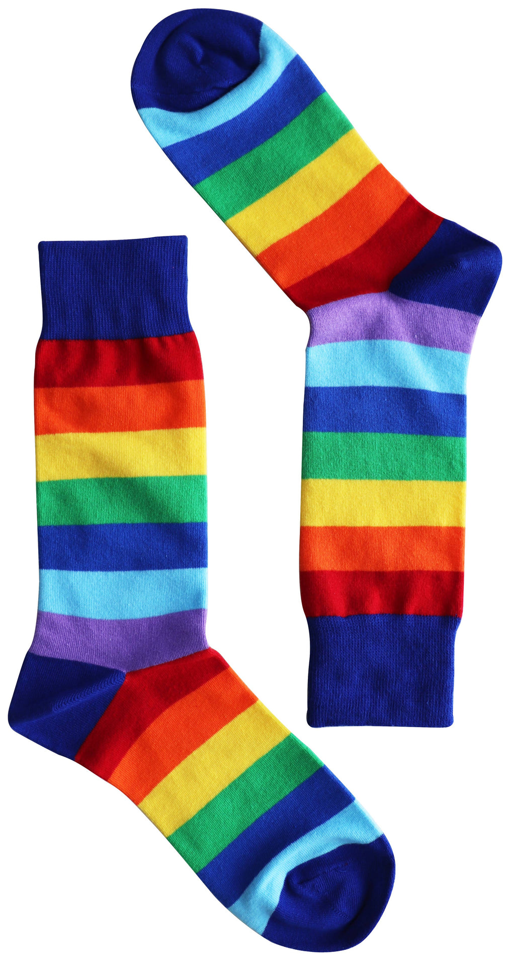 SoXcellent - Rainbow Color Stripes Love Unisex Socks - S