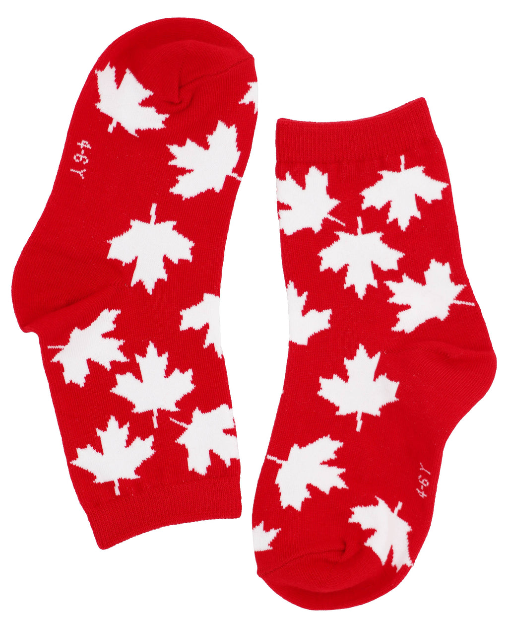 SoXcellent - Kids - Boy Girl Maple Leaves Canada Unisex Funny Novelty Socks