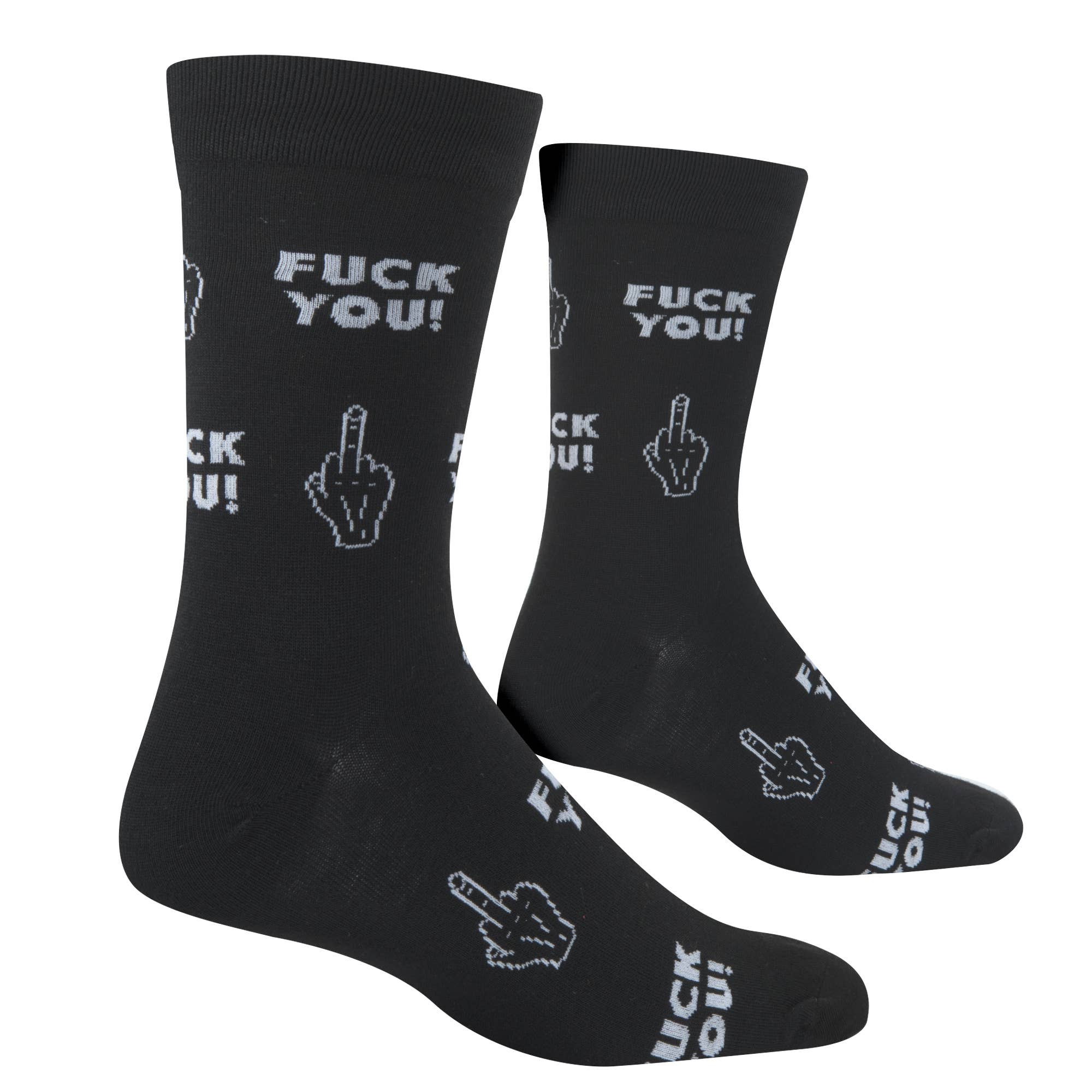Crazy Socks - Crazy Socks - Mens Crew - Fuck You