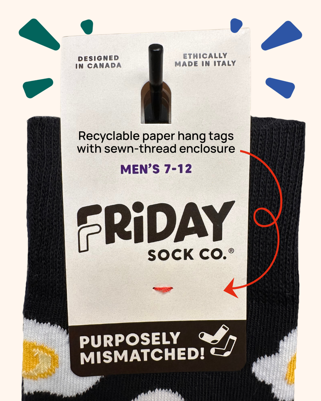 Friday Sock - Men's - Whiskey & Glass Socks