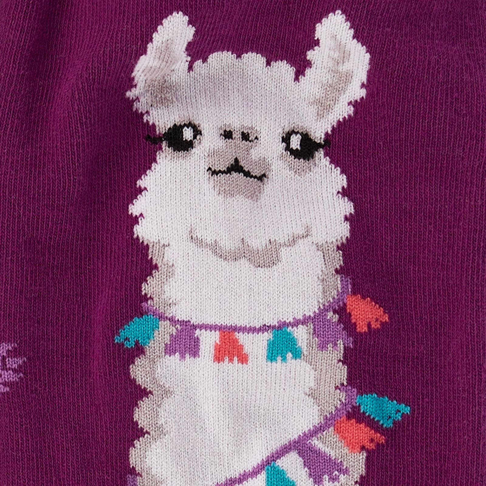 Sock it to Me - Stretch-It Knee High Sock: Llamaste