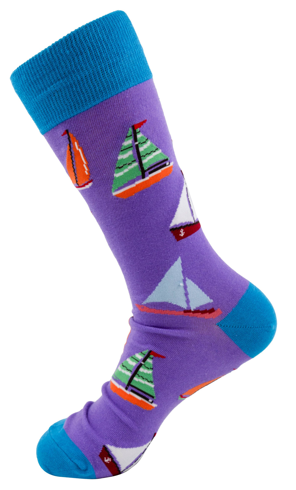 SoXcellent - Sailing Boat Unisex Colorful Casual Crew Novelty Funny Socks