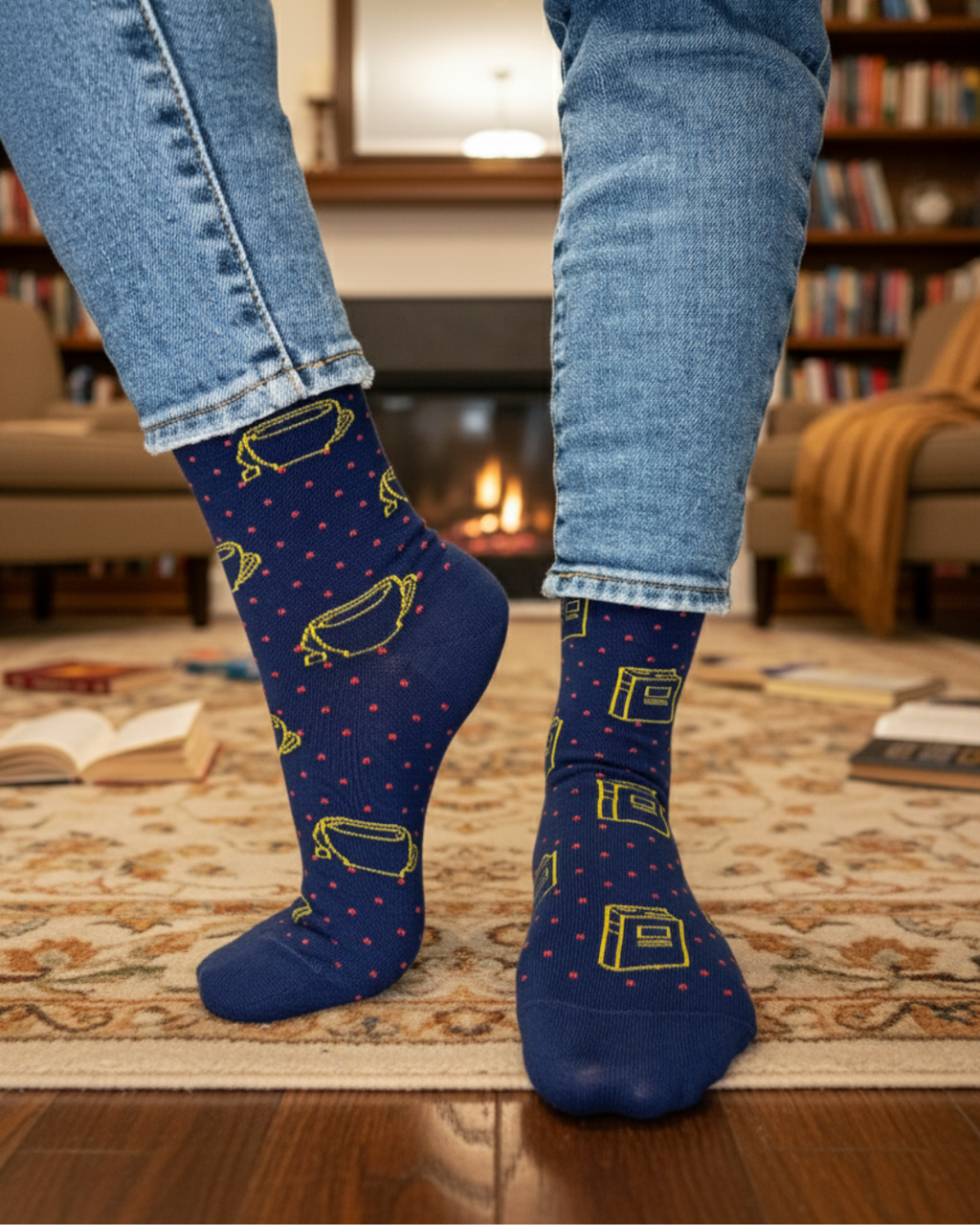 Friday Sock - Women's - Book & Tea Socks