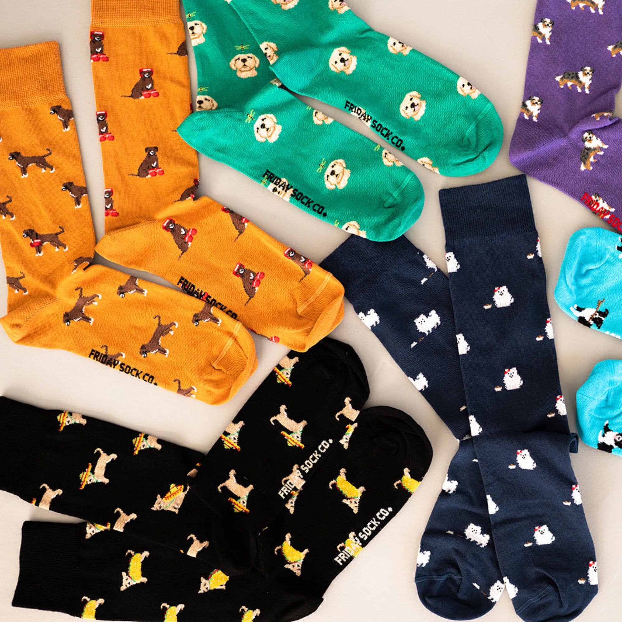 Friday Sock - Men's - Taco Dog Socks