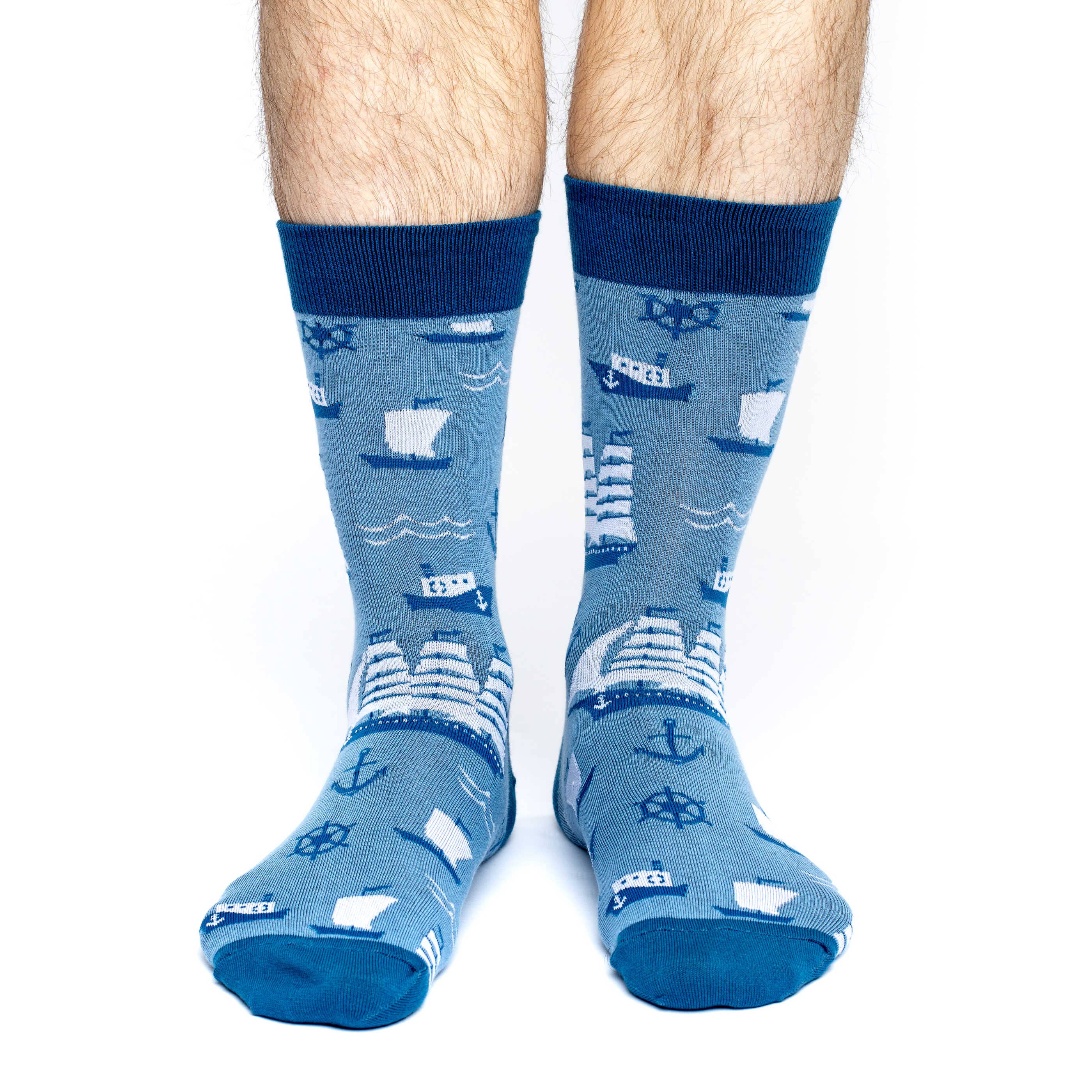 Good Luck Sock - Men's Sailing Ships Socks