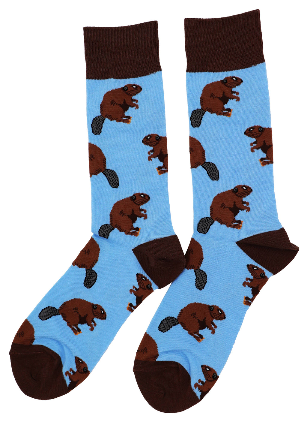 SoXcellent - Beaver Animal Unisex Fun Crew Novelty Funny Socks
