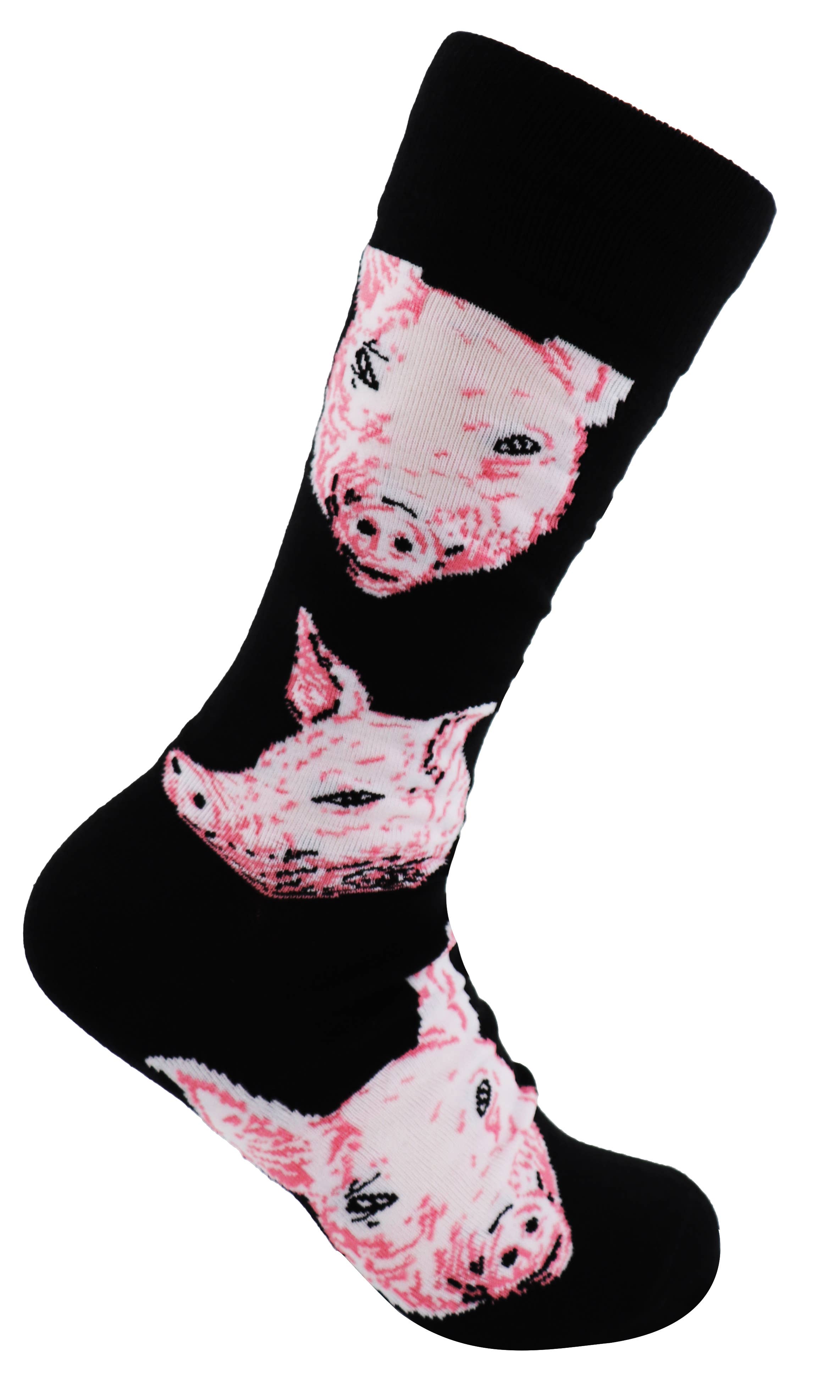 SoXcellent - Cute Pig Animal Unisex Crew Novelty Socks