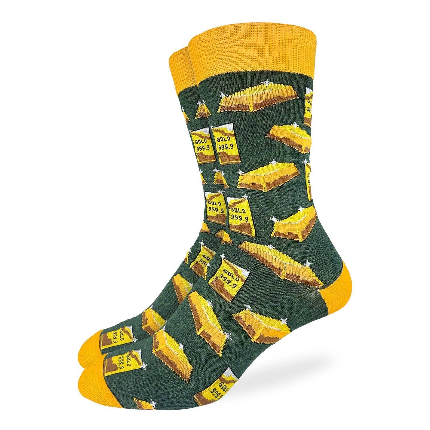 Good Luck Sock - Men's Gold Bullion Socks