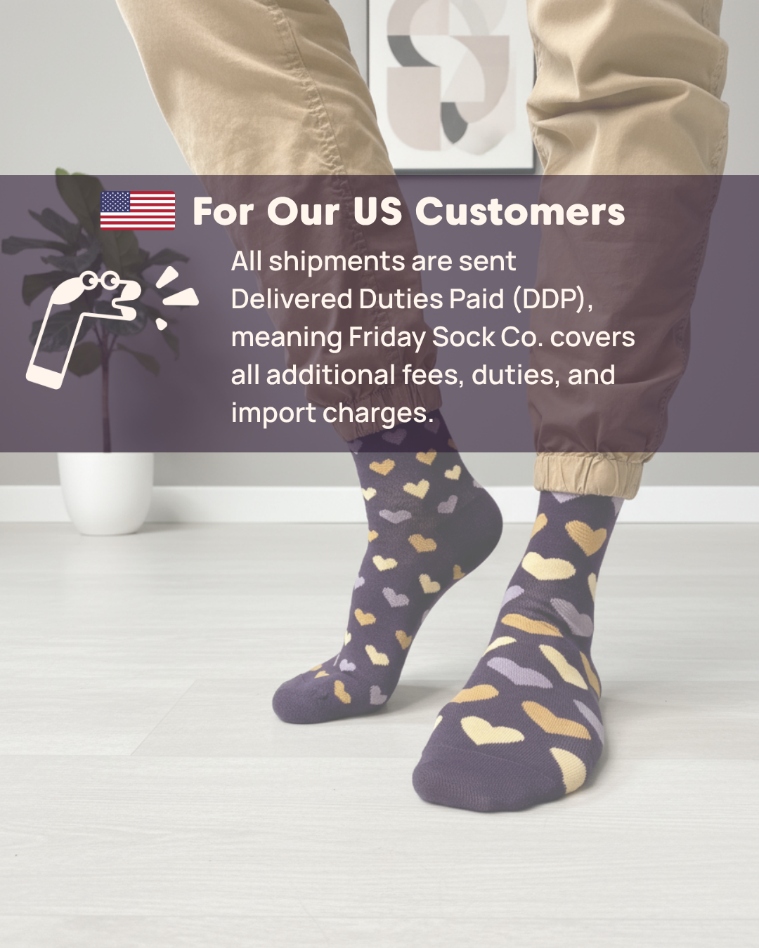 Friday Sock Co. - Men's Retro Fly Fishing Mid-Calf Socks - Fisherman Novelty