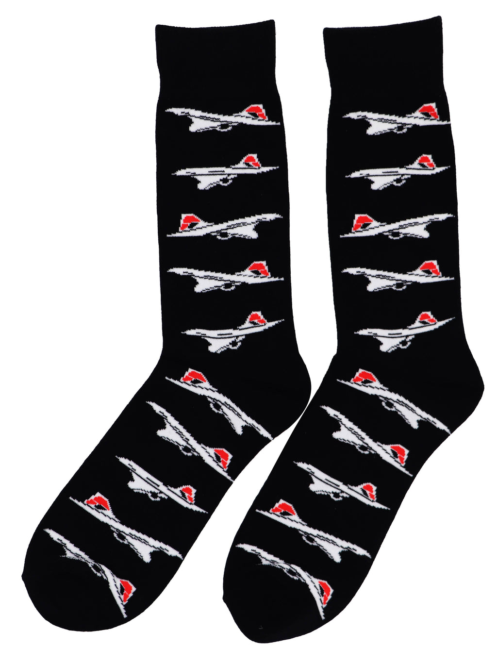 SoXcellent - Concorde Planes Unisex Crew Novelty Funny Socks