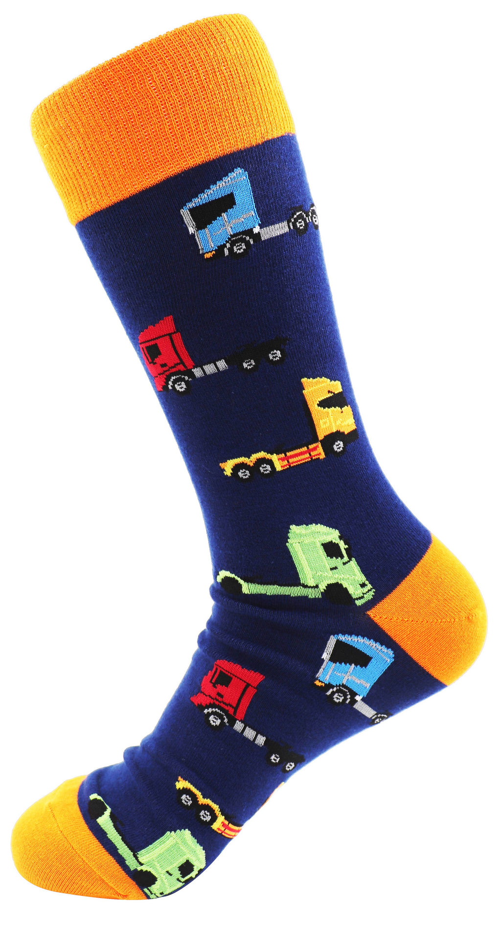 SoXcellent - Semi Trailer Tractor Truck Unisex Fun Casual Pattern Socks