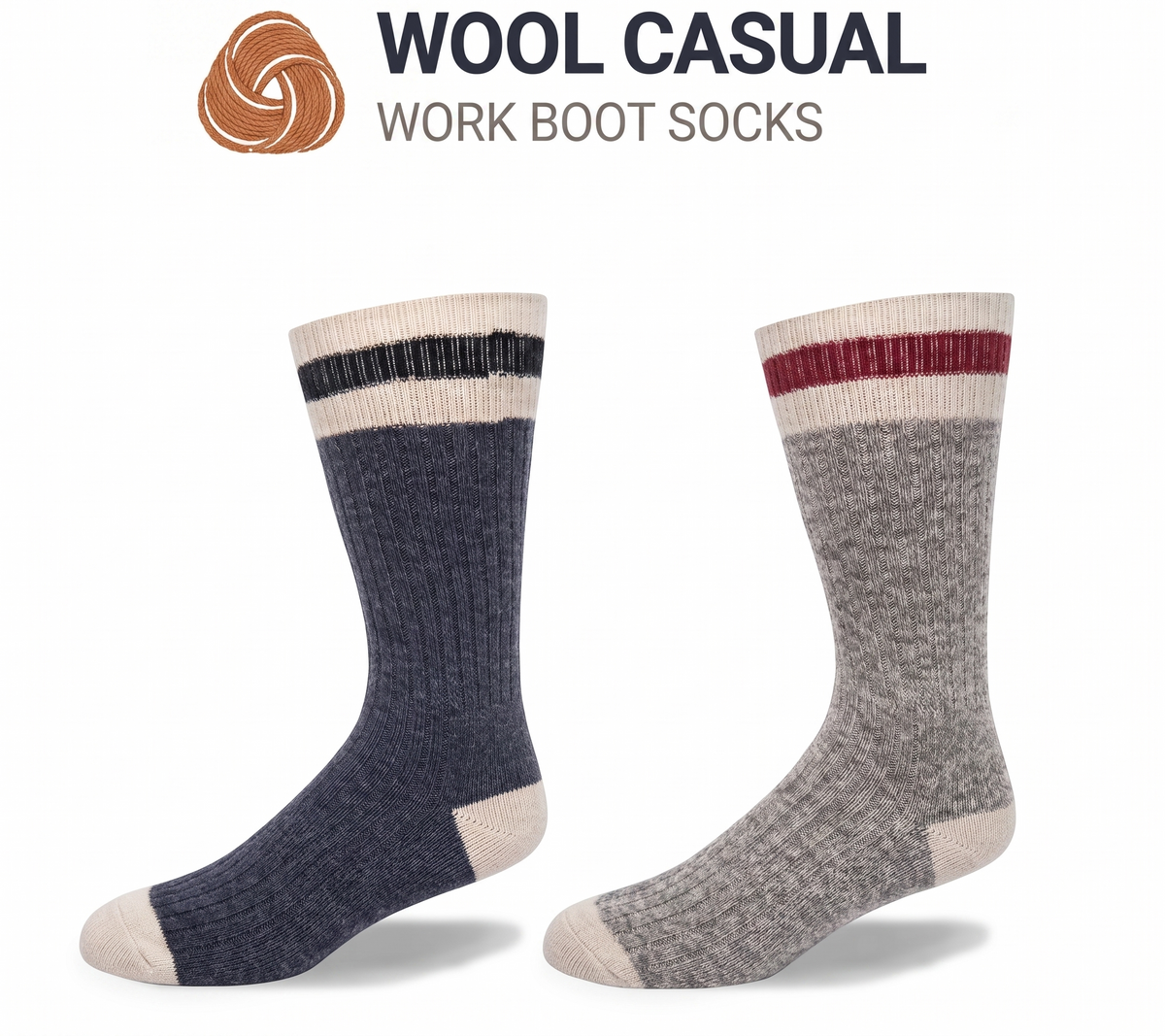 KEY - Men's - WOOL - WORK BOOTS SOCKS