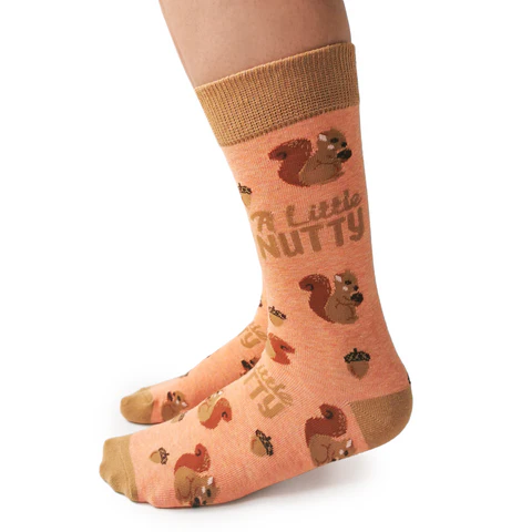 Uptown Sox - Women's - A Little Nutty Socks - For Her