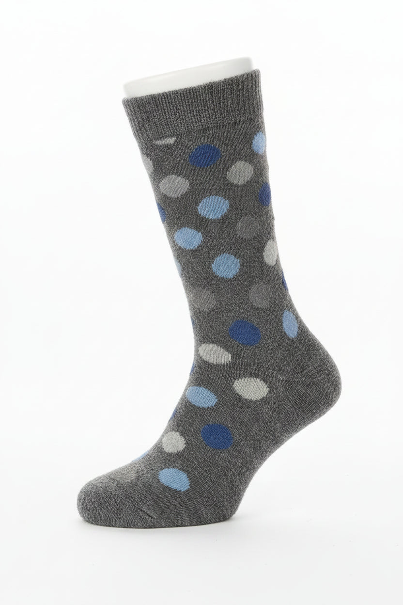 KEY - Women's - ANGORA DOTS Crew Socks