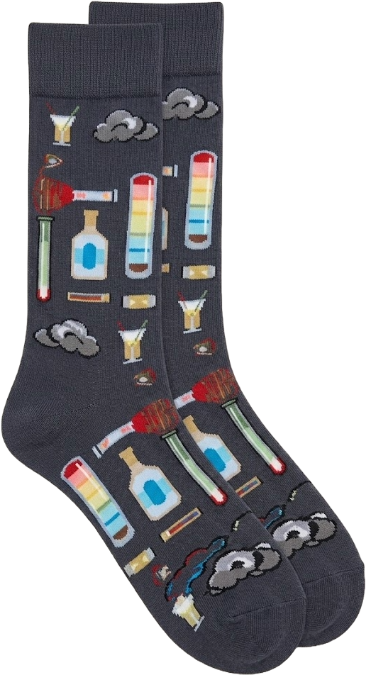 Hot Sox - Men - ART AND CRAFT Crew Socks