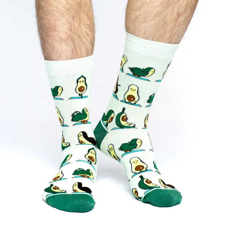 Good Luck Sock - Men's Avocado Yoga Socks