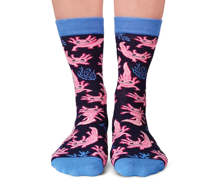 Uptown Sox - Women's - Axolotl Socks for HER