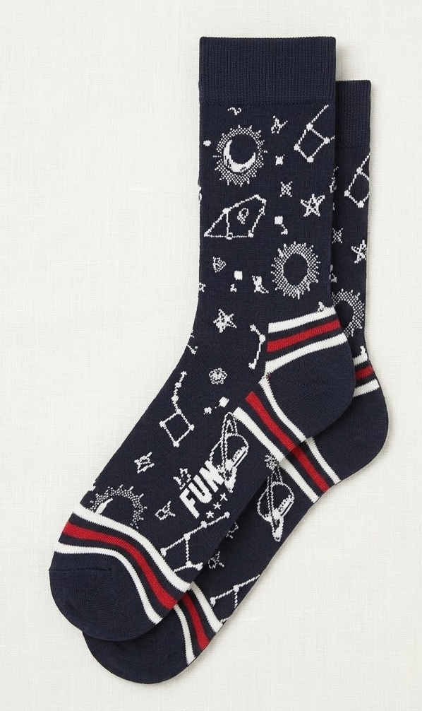 FUN Socks - Women's - ASTRONOMY Crew Socks