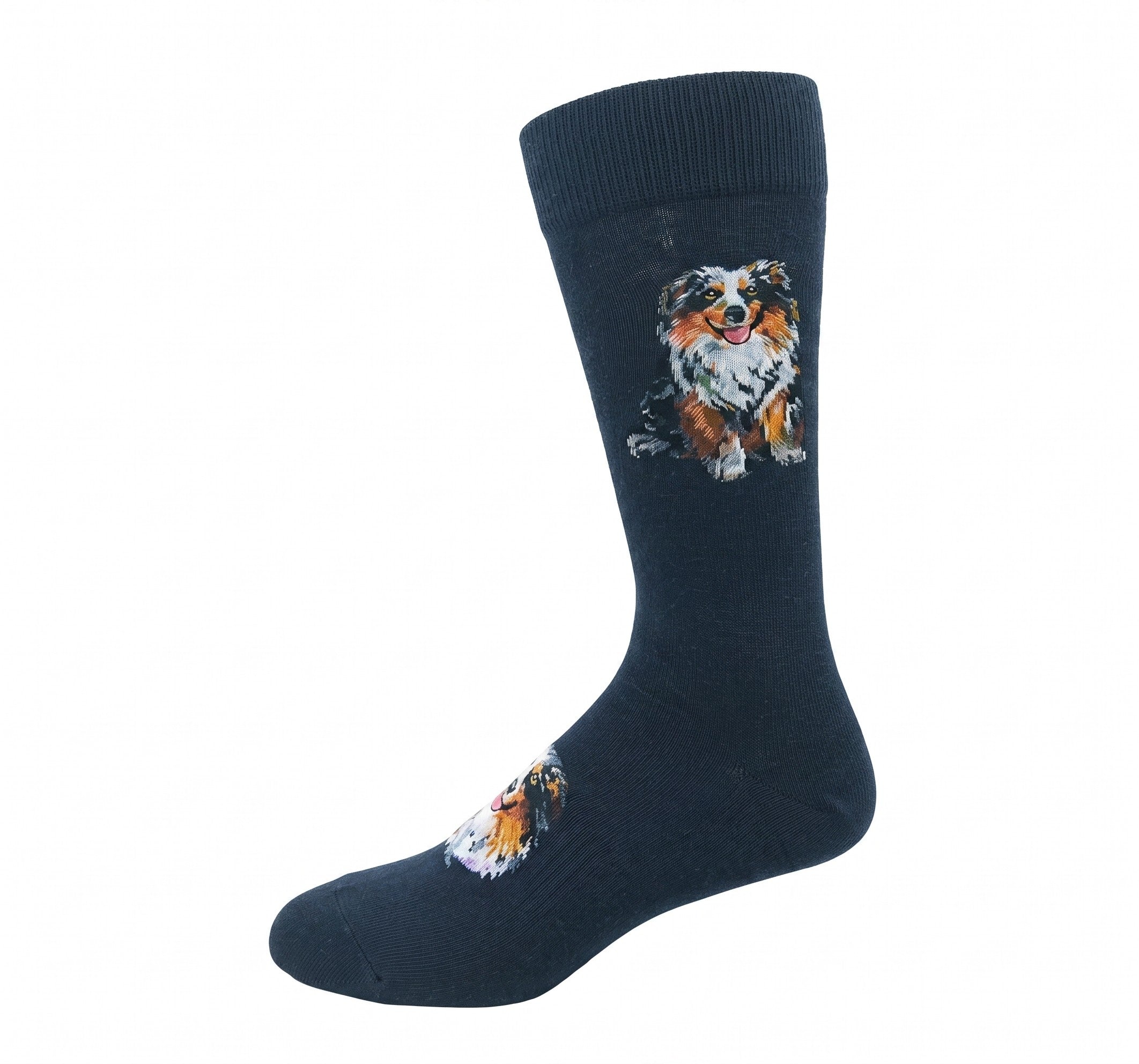 CRAZY TOES - MEN'S - AUSTRALIAN SHEPHERD