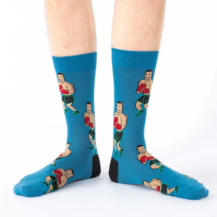 Good Luck Sock - Men's Big & Tall Tyson Punch-Out!! Socks