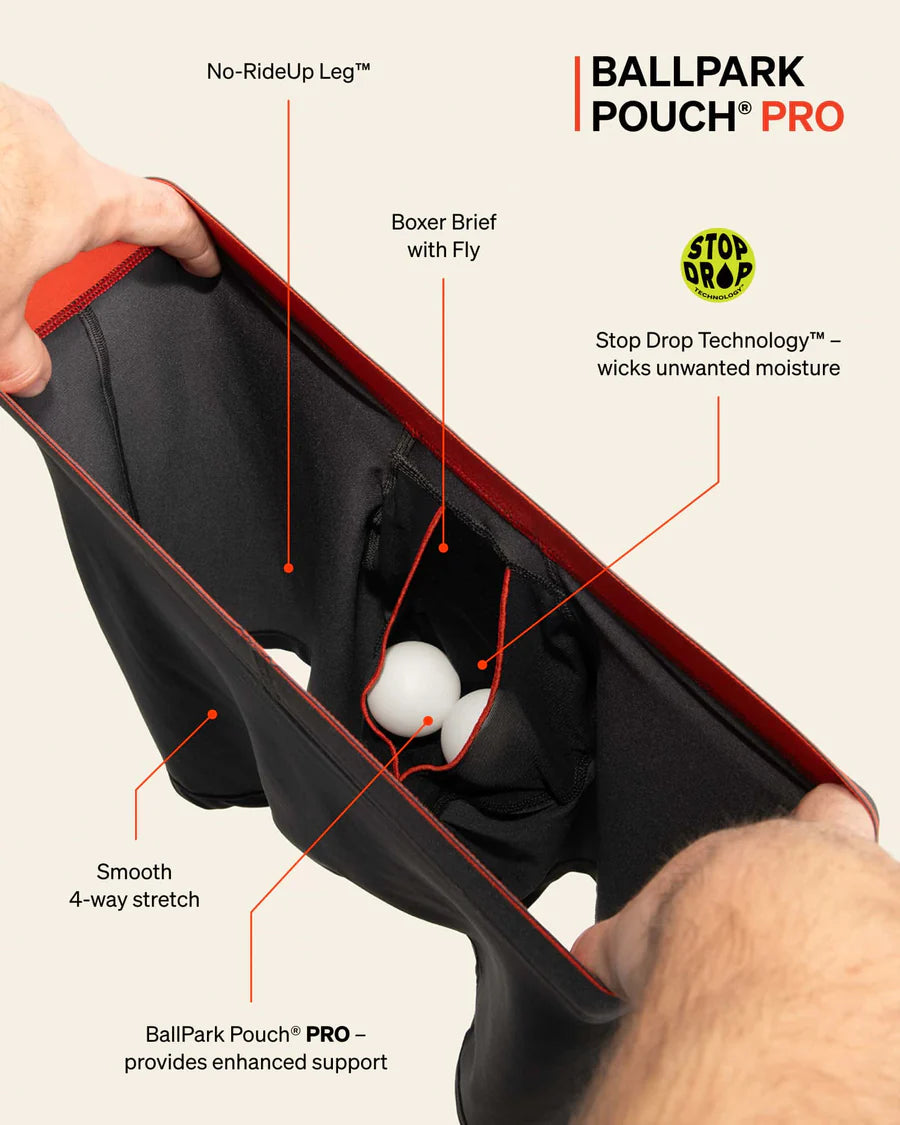 MULTI-SPORT MESH - Multi-Sport Performance Boxer Brief 6" - GRIDIRON CHECK-MULTI