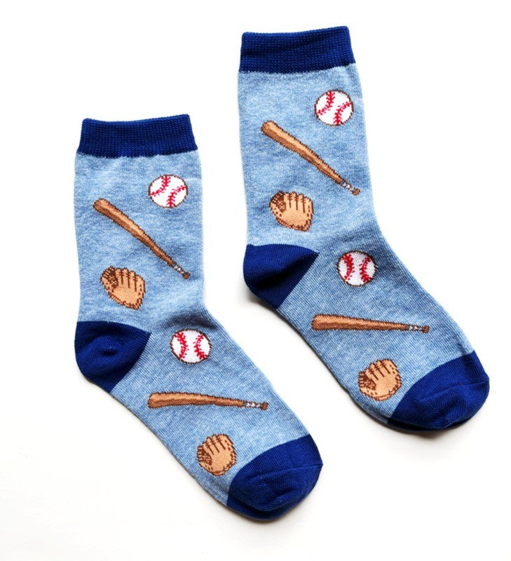 moJJa - KIDS Crew Socks - BASEBALL