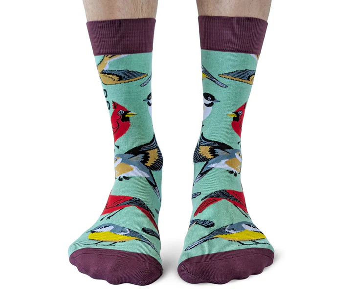 Uptown Sox - Men's - Bird Nerd Socks - For Him