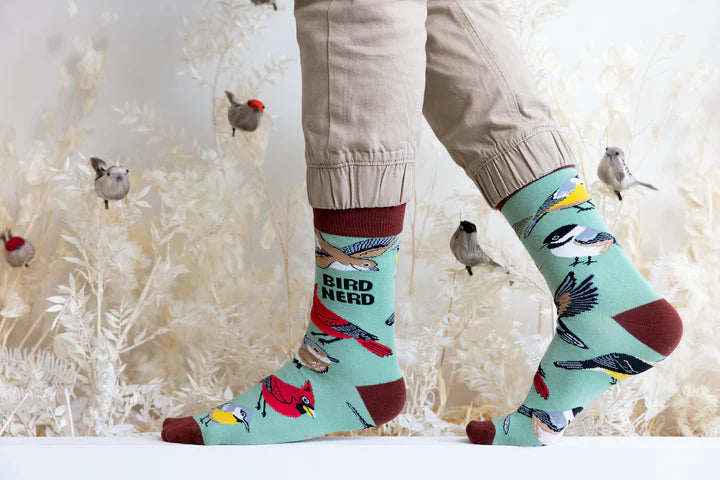 Uptown Sox - Men's - Bird Nerd Socks - For Him
