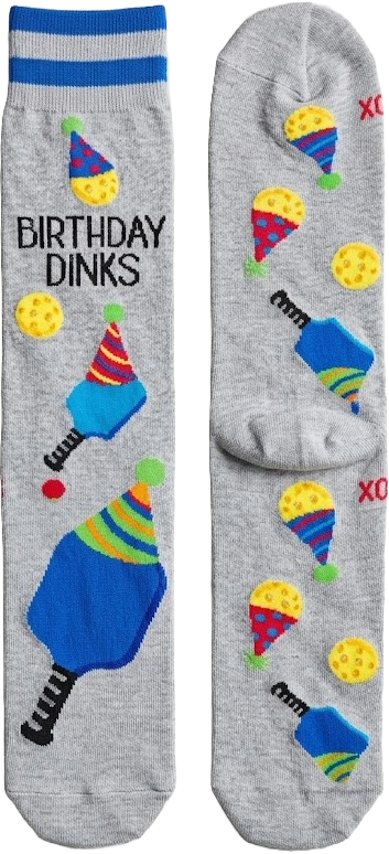Hot Sox - Men - BIRTHDAY DINKS Crew Socks