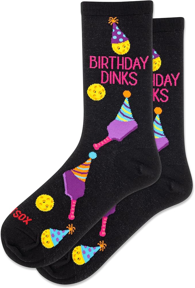 Hot Sox - Women - BIRTHDAY DINKS Crew Socks