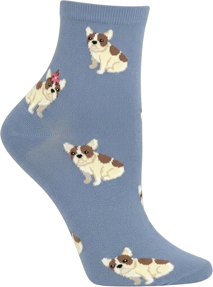 Hot Sox - Women - BIRTHDAY FRENCHIE Ankle Socks