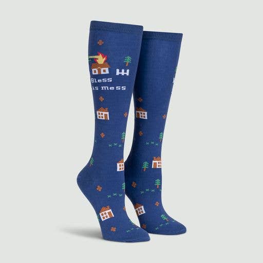Sock it to Me - Knee High Sock: Bless This Mess