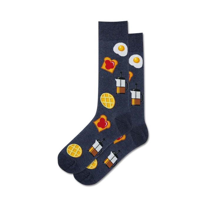Hot Sox - Men - BREAKFAST Crew Socks