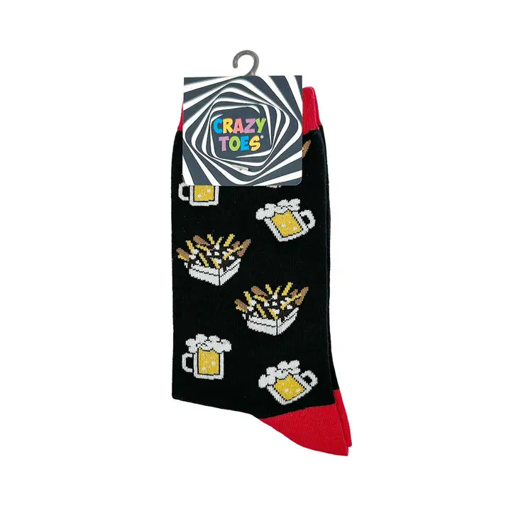 CRAZY TOES - LADIES - POUTINE & BEER