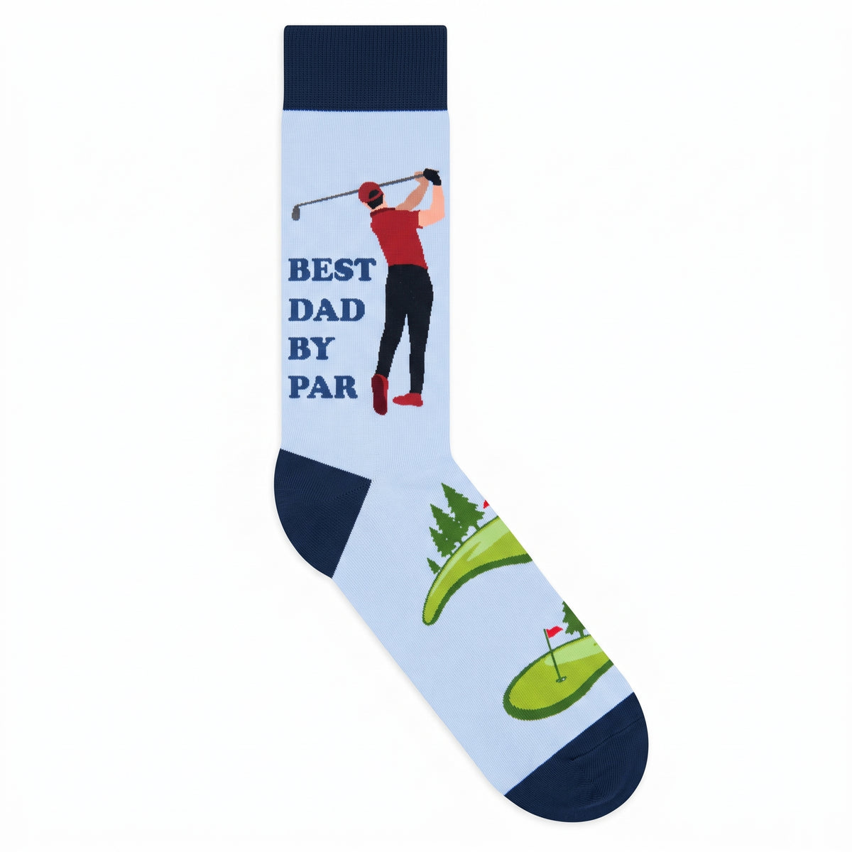 moJJa - Men's - BEST DAD BY PAR Crew Socks