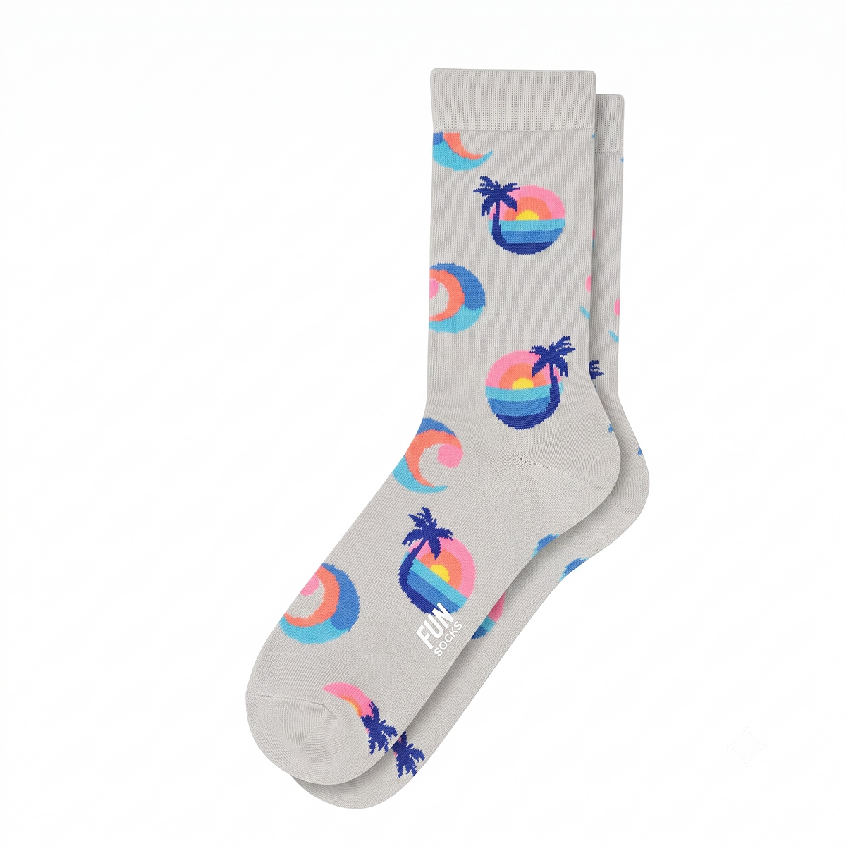FUN Socks - Women's - CALIFORNIA DREAM Crew Socks