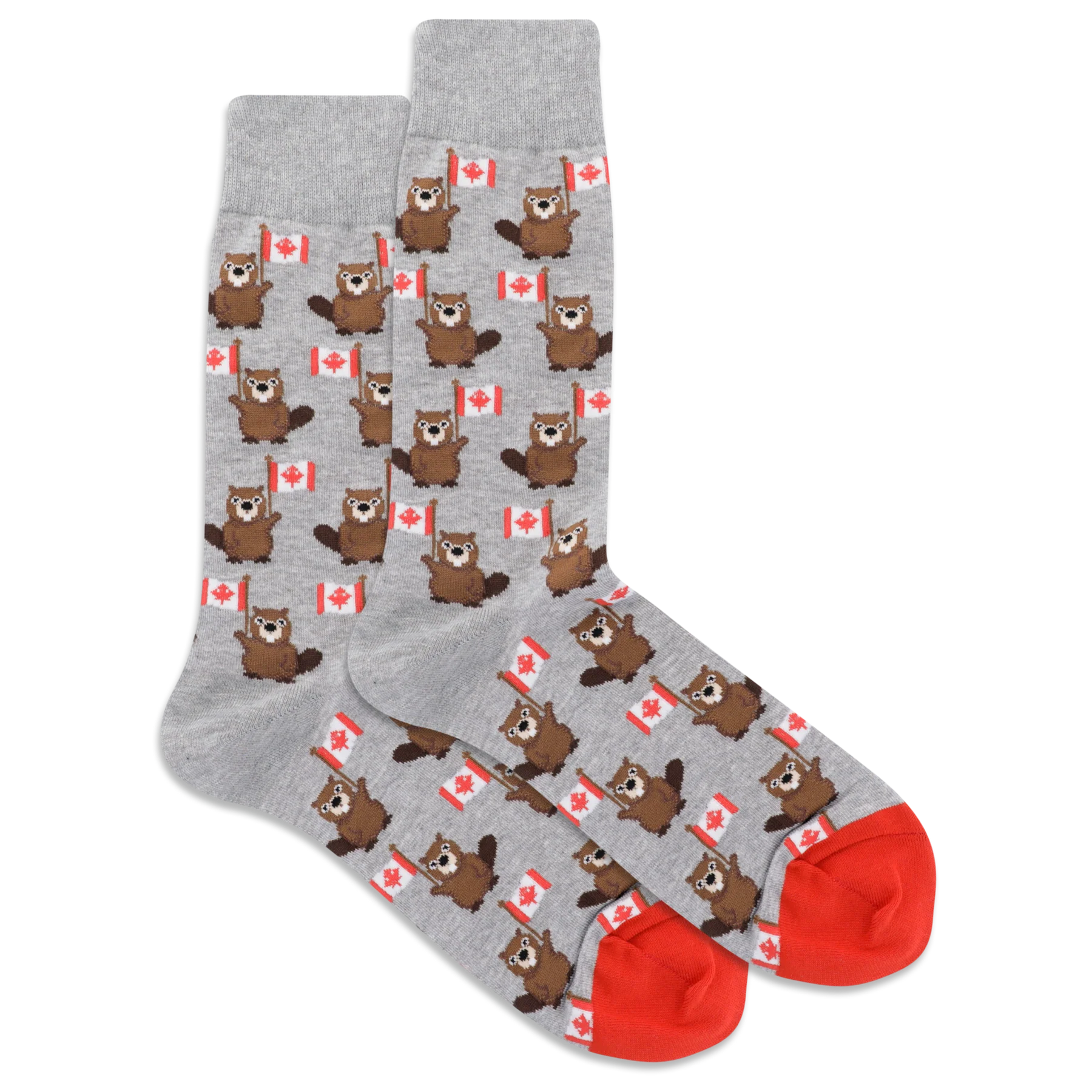 Hot Sox - Women - CANADA BEAVER Crew Socks