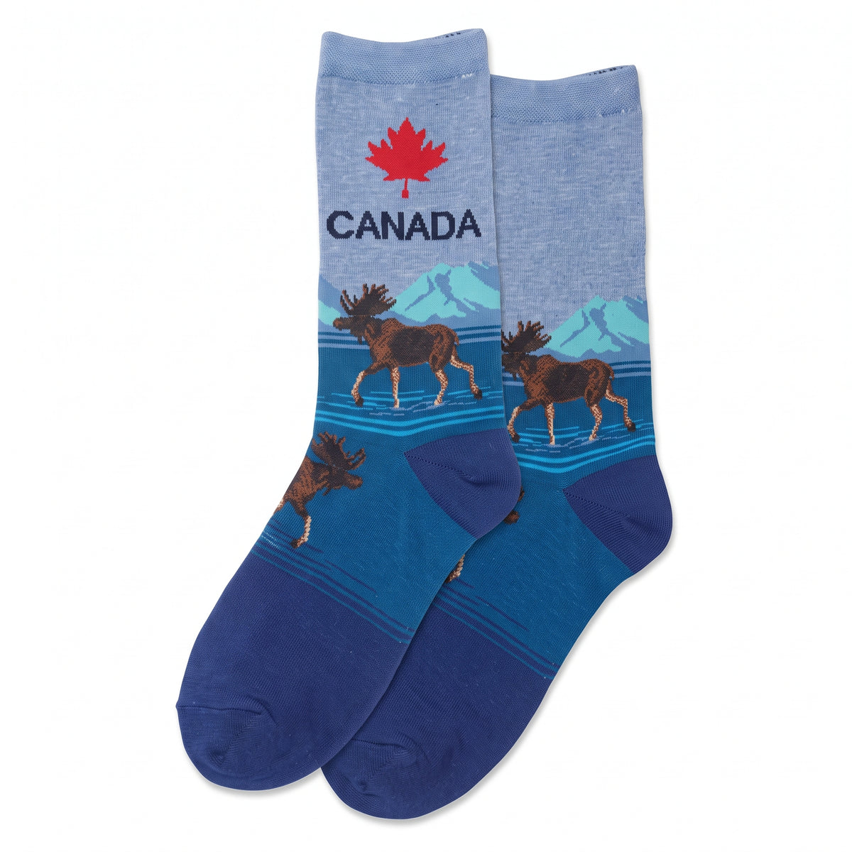 HOT SOX - Men's CANADA MOOSE Crew Socks