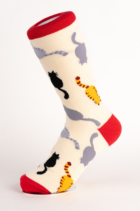 moJJa - Women's - CAT TAILS Crew Socks