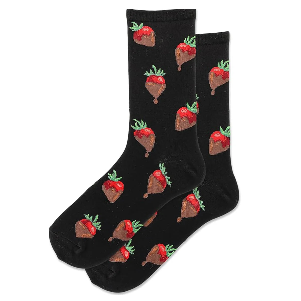 Hot Sox - Women - CHOCOLATE COVERED STRAWBERRY Crew Socks