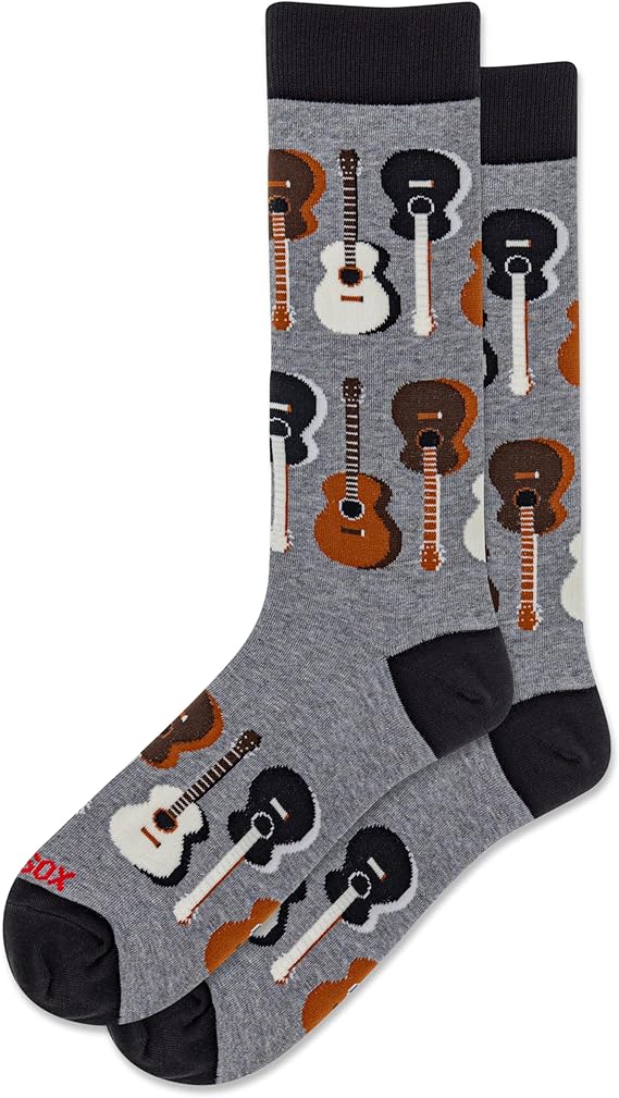 Hot Sox - Men - Music - GUITARS Crew Socks