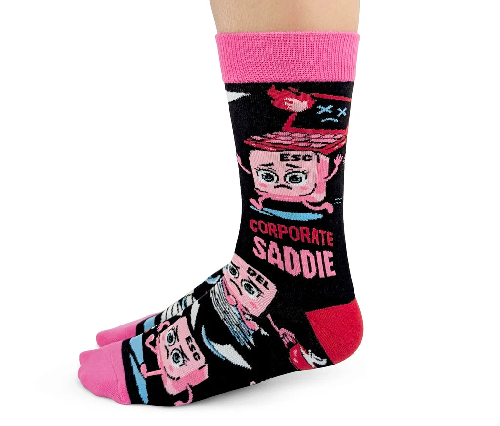 Uptown Sox - Women's - CORPORATE SADDIE Socks for HER