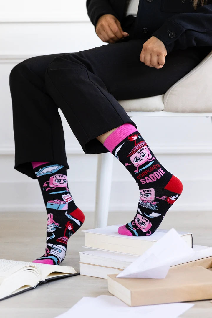 Uptown Sox - Women's - CORPORATE SADDIE Socks for HER