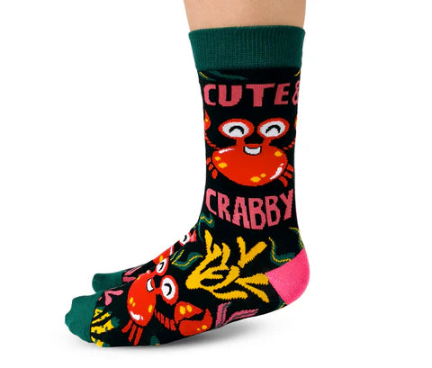Uptown Sox - Women's -  Cute and Crabby Socks