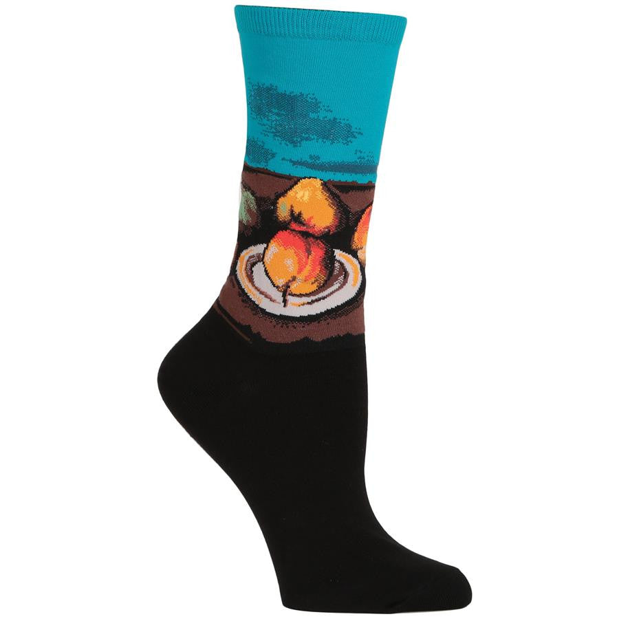 Hot Sox - Women - Artist Series - Cezanne's STILL LIFE Crew Socks