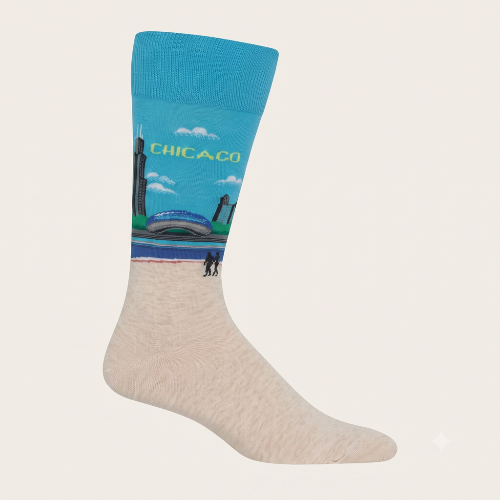 Hot Sox - Men - CHICAGO Crew Socks