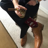 Hot Sox - Men - COGNAC AND CIGAR Crew Socks