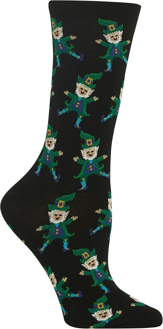 Hot Sox - Women - DANCING LEPRECHAUN Crew Socks